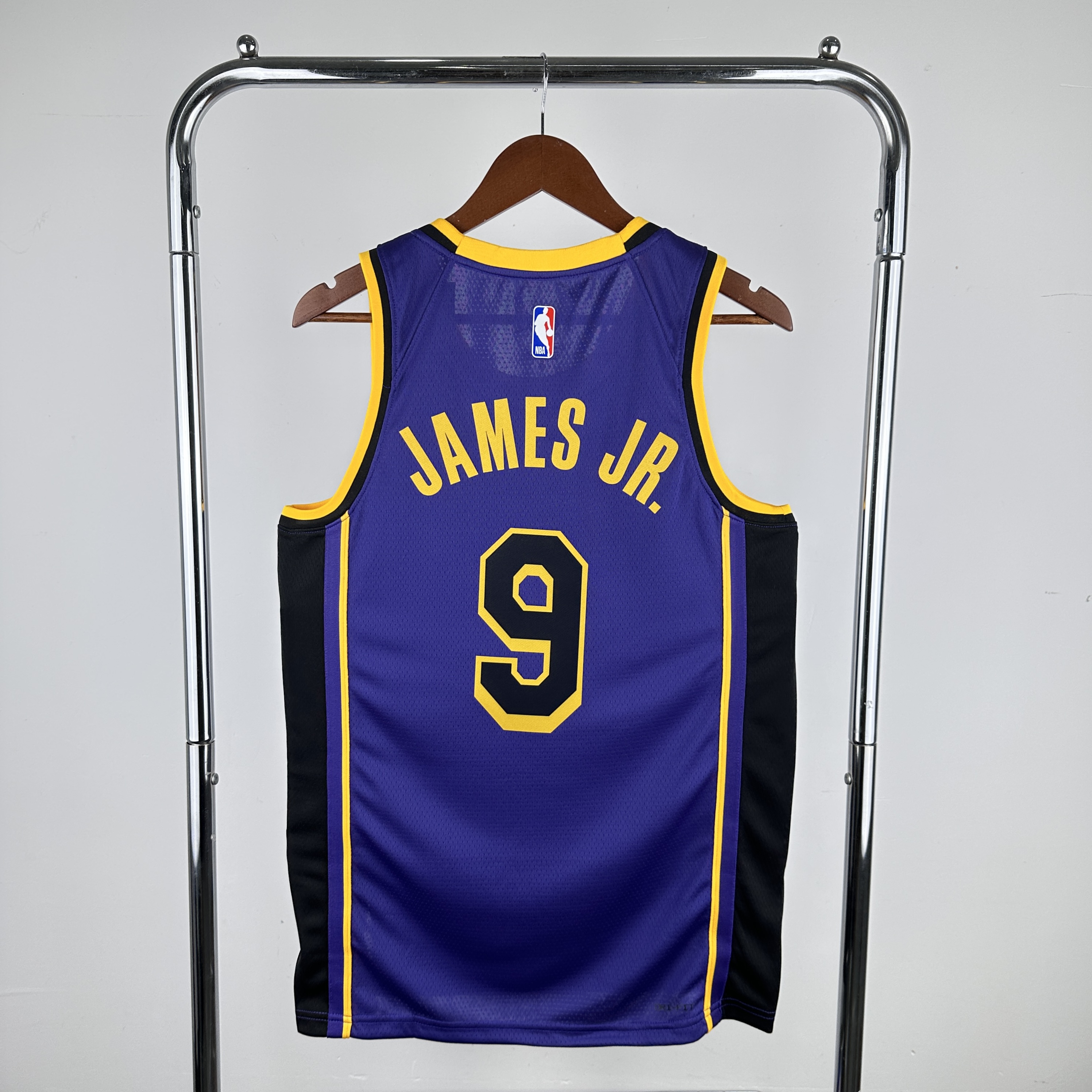 Men Los Angeles Lakers #9 James JR. Stitched purple NBA 2024 Jersey->los angeles lakers->NBA Jersey